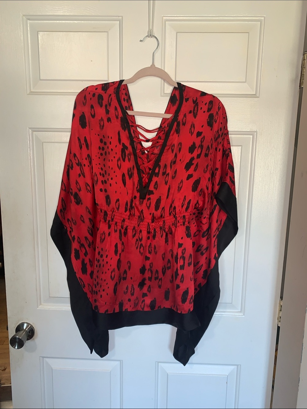 Red poncho